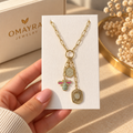 Collier Charms Abeille Solaire