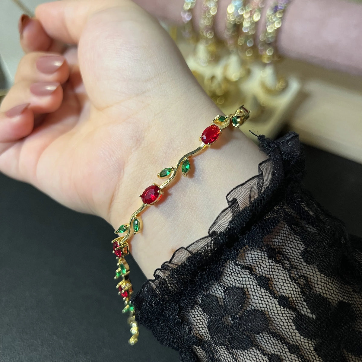 Gourmettes tulipe – OMAYRA Jewelry