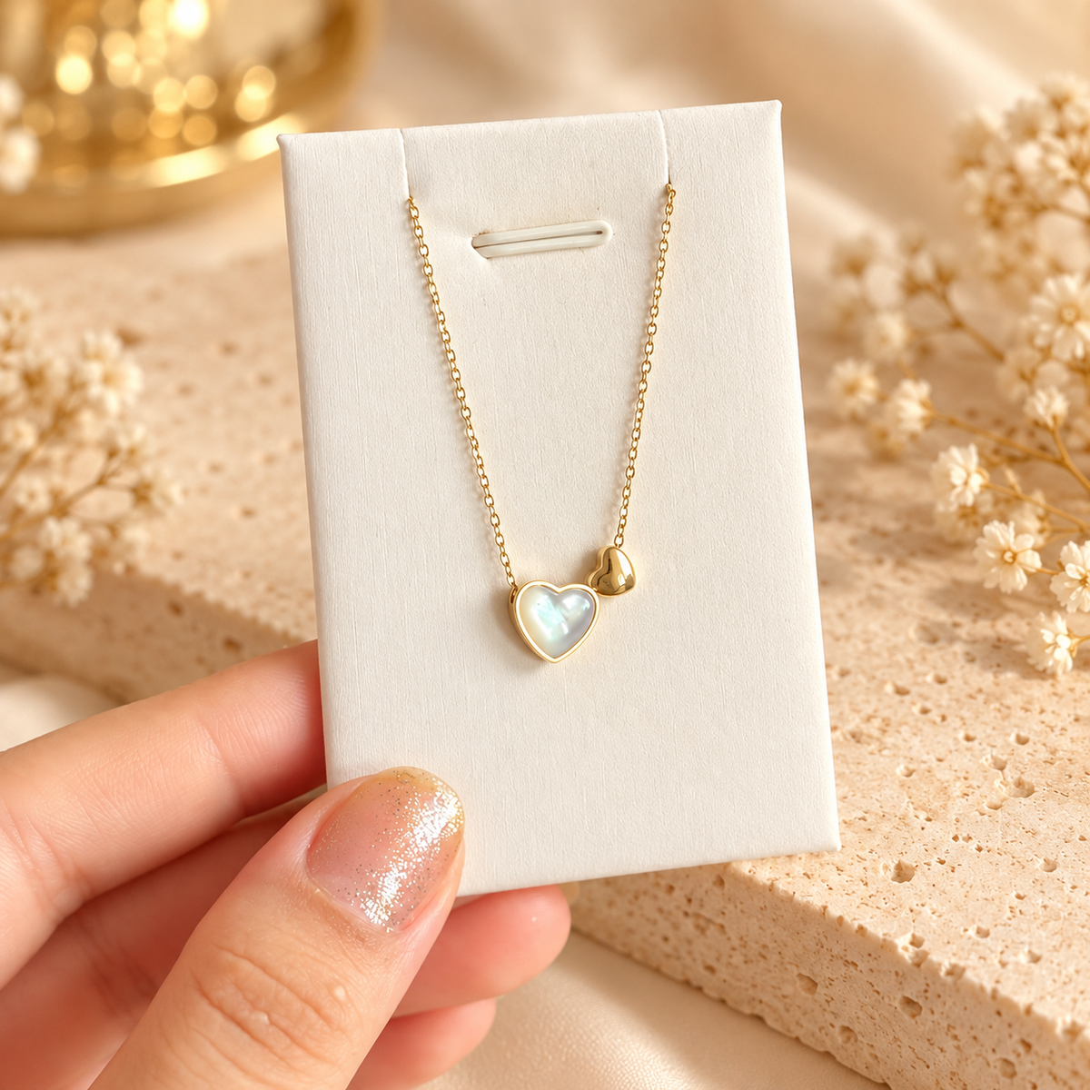 Collier Amora – Duo de Cœurs