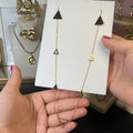 Sautoir Les Triangles – OMAYRA Jewelry