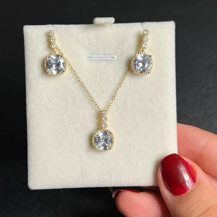 Parure Cristal Éclat | 2 Pièces – OMAYRA Jewelry