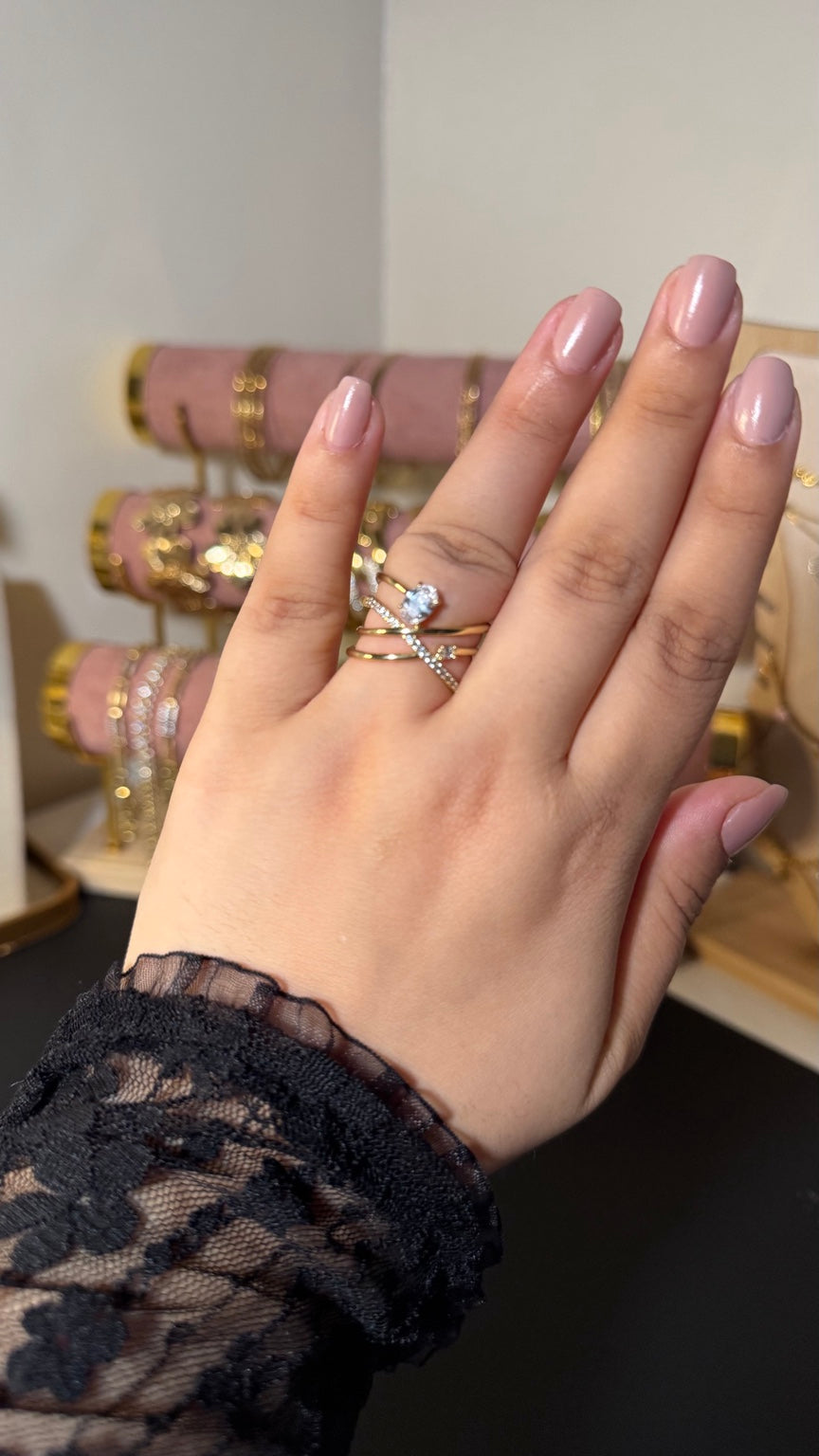Bague Orbite Précieuse