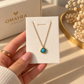 Collier Aura Turquoise Doré