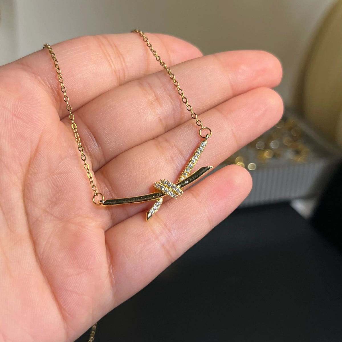 Ensemble Noeud d’amour – OMAYRA Jewelry