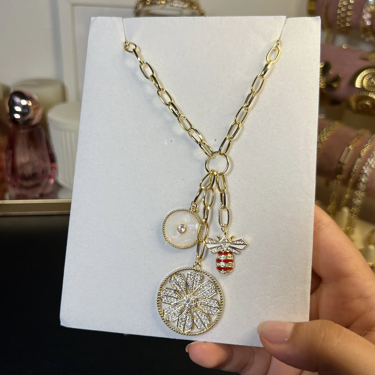 Sautoir Fleur de Nacre – OMAYRA Jewelry