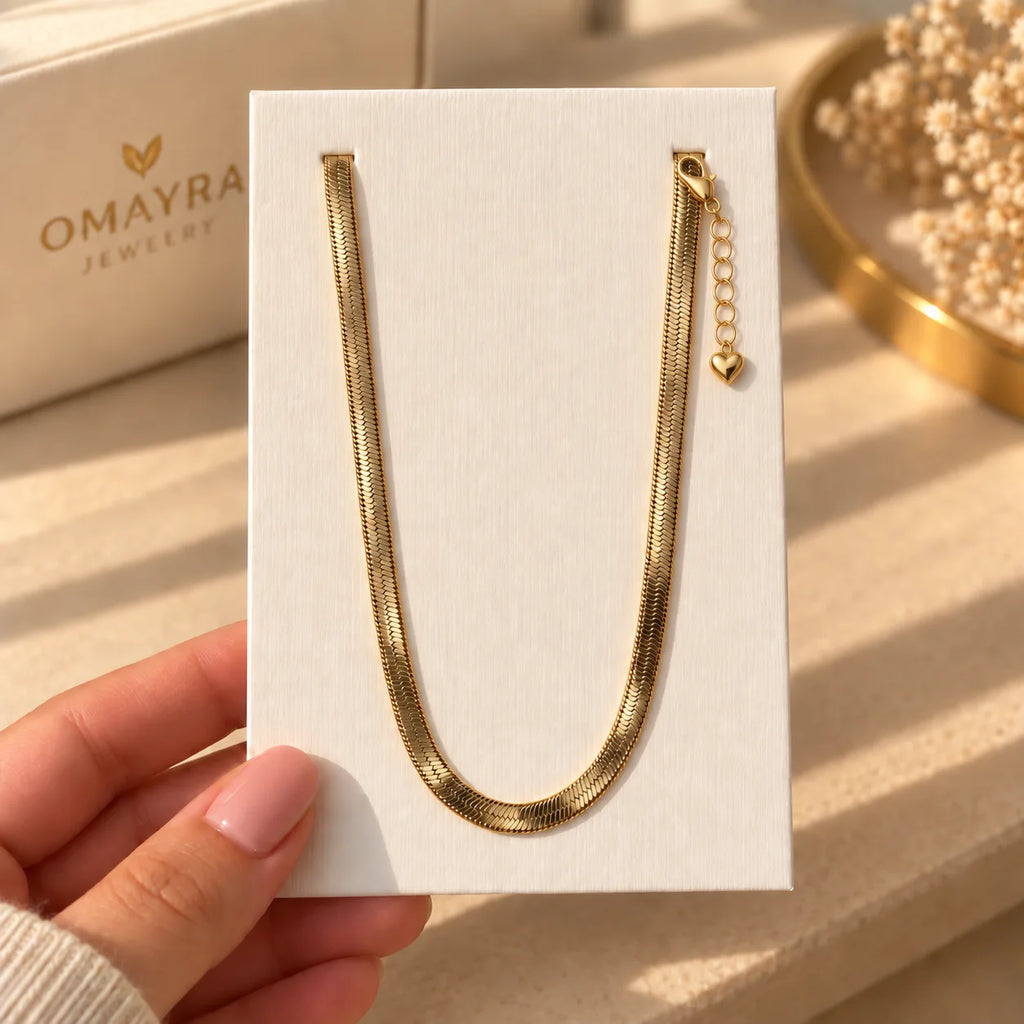 Collier Serpent – Épais – OMAYRA Jewelry