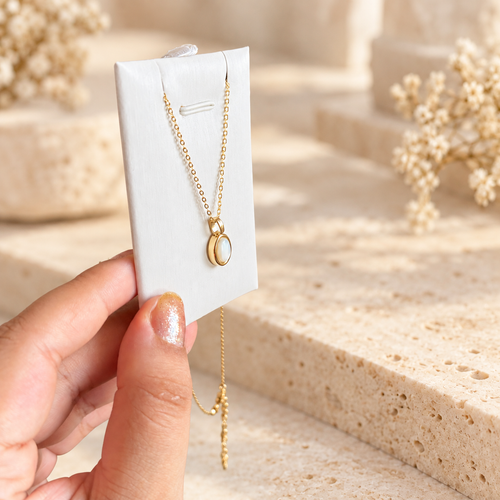 Collier Alba – Médaillon Nacré