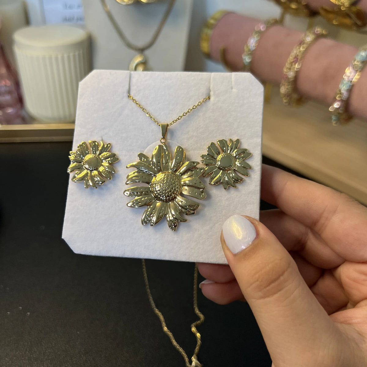 Ensemble soleil floral – OMAYRA Jewelry