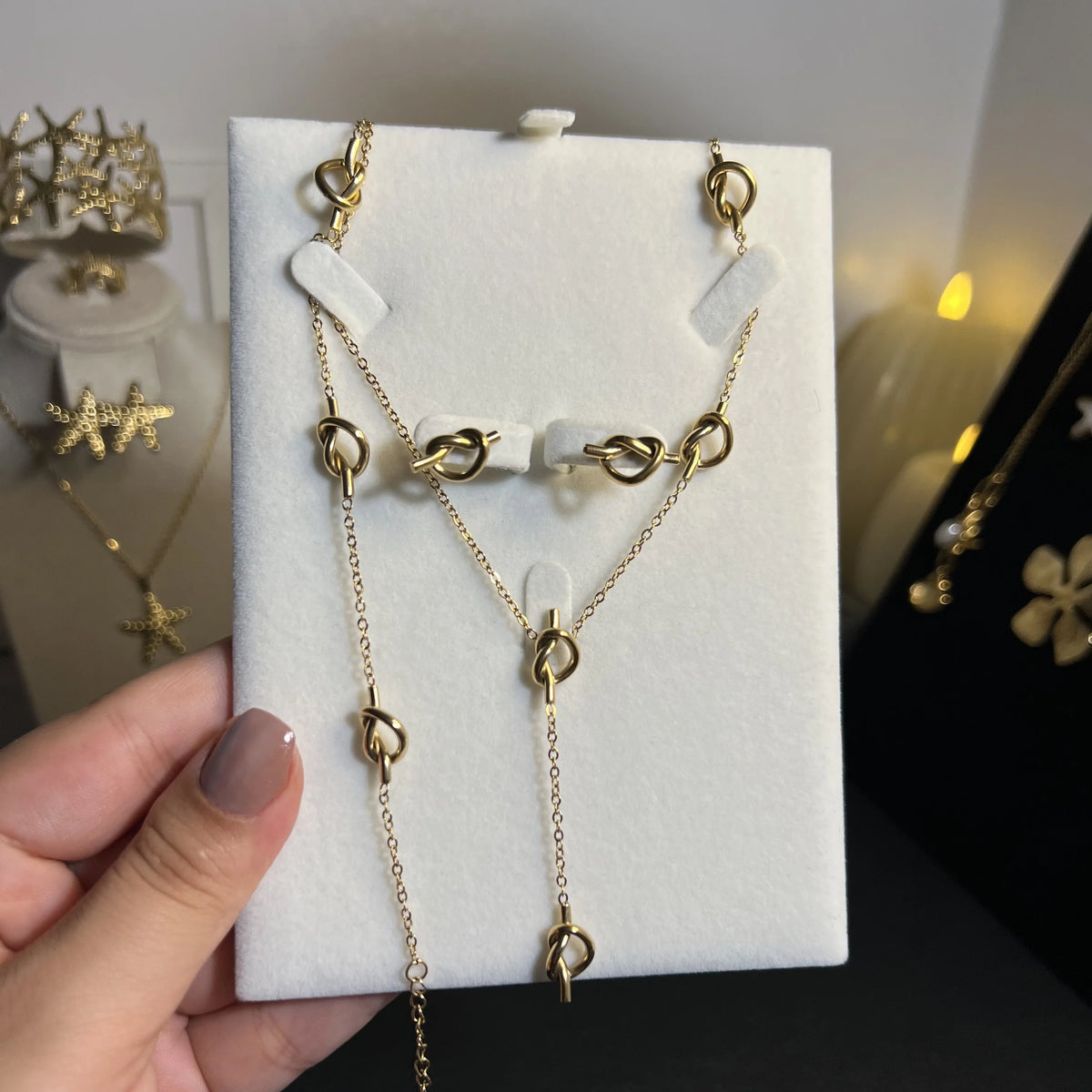 Ensemble Nœuds Couture | 3 pièces – OMAYRA Jewelry