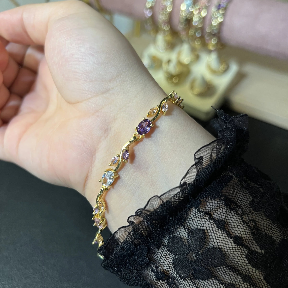Gourmettes tulipe – OMAYRA Jewelry