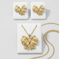 Parure Papillon Doré | 2 Pièces – OMAYRA Jewelry