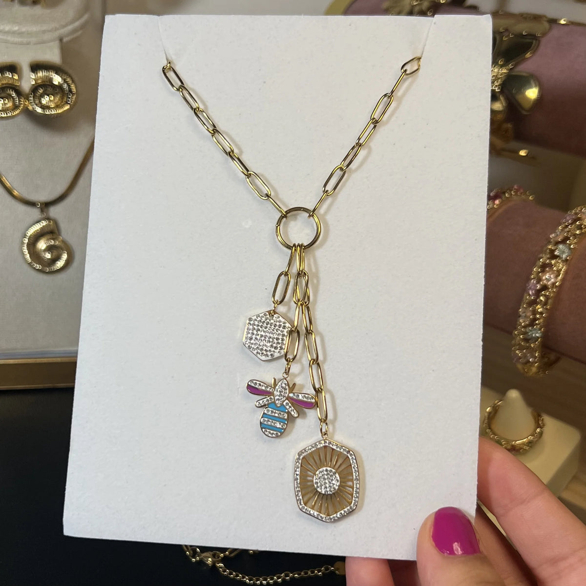 Sautoir la Beille – OMAYRA Jewelry
