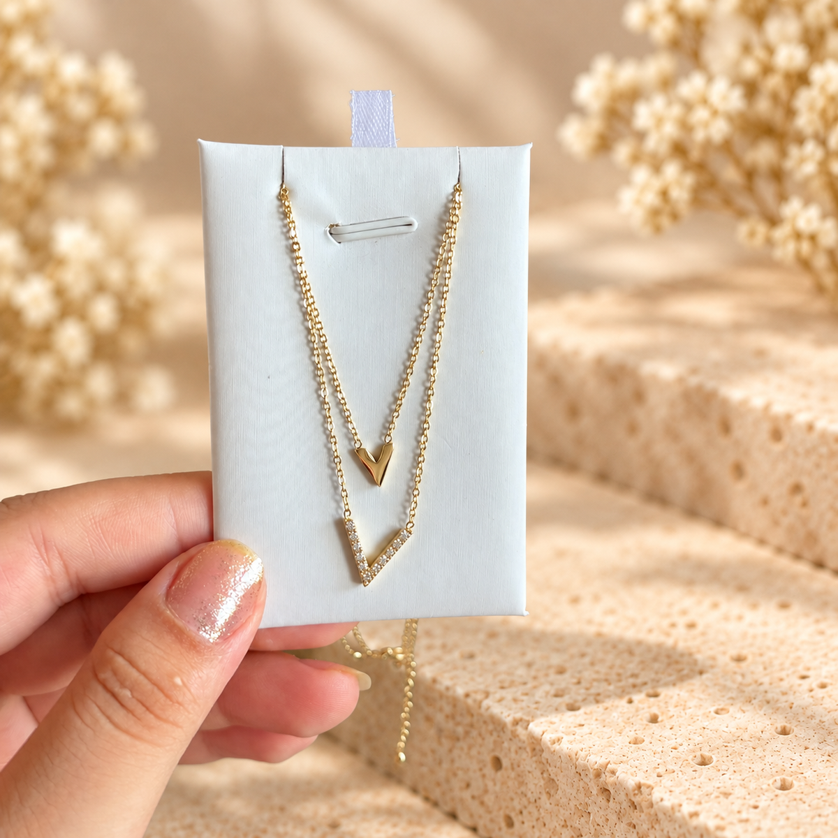 Collier Victoire – Double V